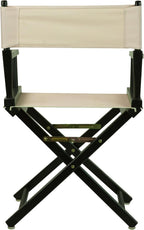 Casual Home 18" Director's Chair Black Frame with Wheat Canvas