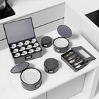 Aokeyee 6-Piece China Storage Containers Set, Hard Shell Moving Boxes for Dishes, Plates, Mugs & Flatware – Dinnerware Organizer with Soft Felt Dividers, Sturdy Handles & Zippers, Grey