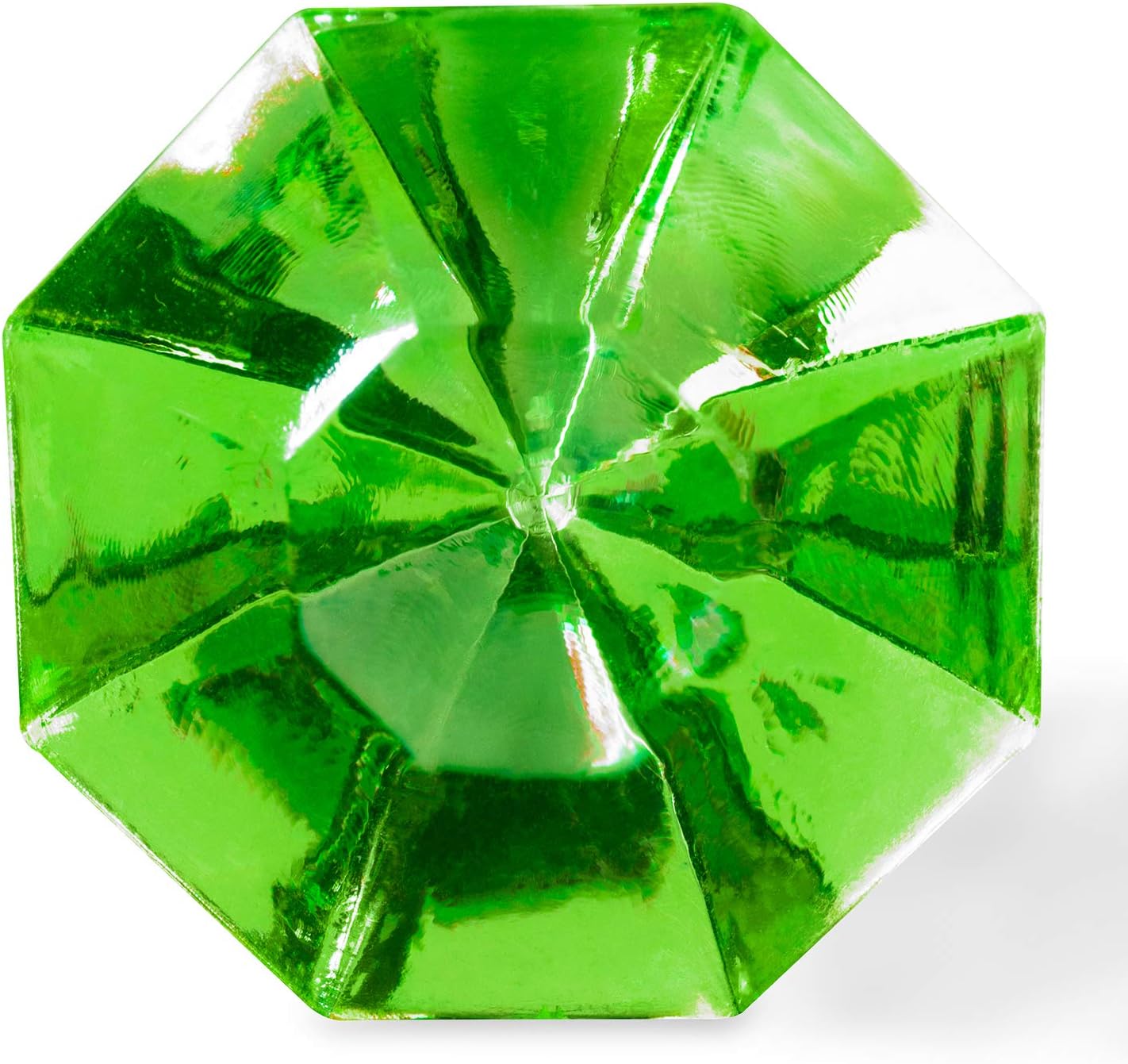 Super Z Outlet Acrylic Colorful Round Decorations for Table Scatter, Vase Fillers, Event, Wedding, Arts & Crafts, Birthday Party Favor (36 Pieces) (Apple Green)