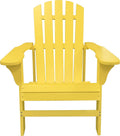 Leigh Country TX 38998 Adult Adirondack Chair - Yellow