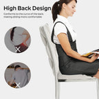 Modern Dining Chairs Set of 4, Light Grey Velvet Woven Kitchen Chair with Silver Metal Legs, Upholstered Cushion & High Back Design, Mid-Century Dining Chairs for Kitchen, Living Room