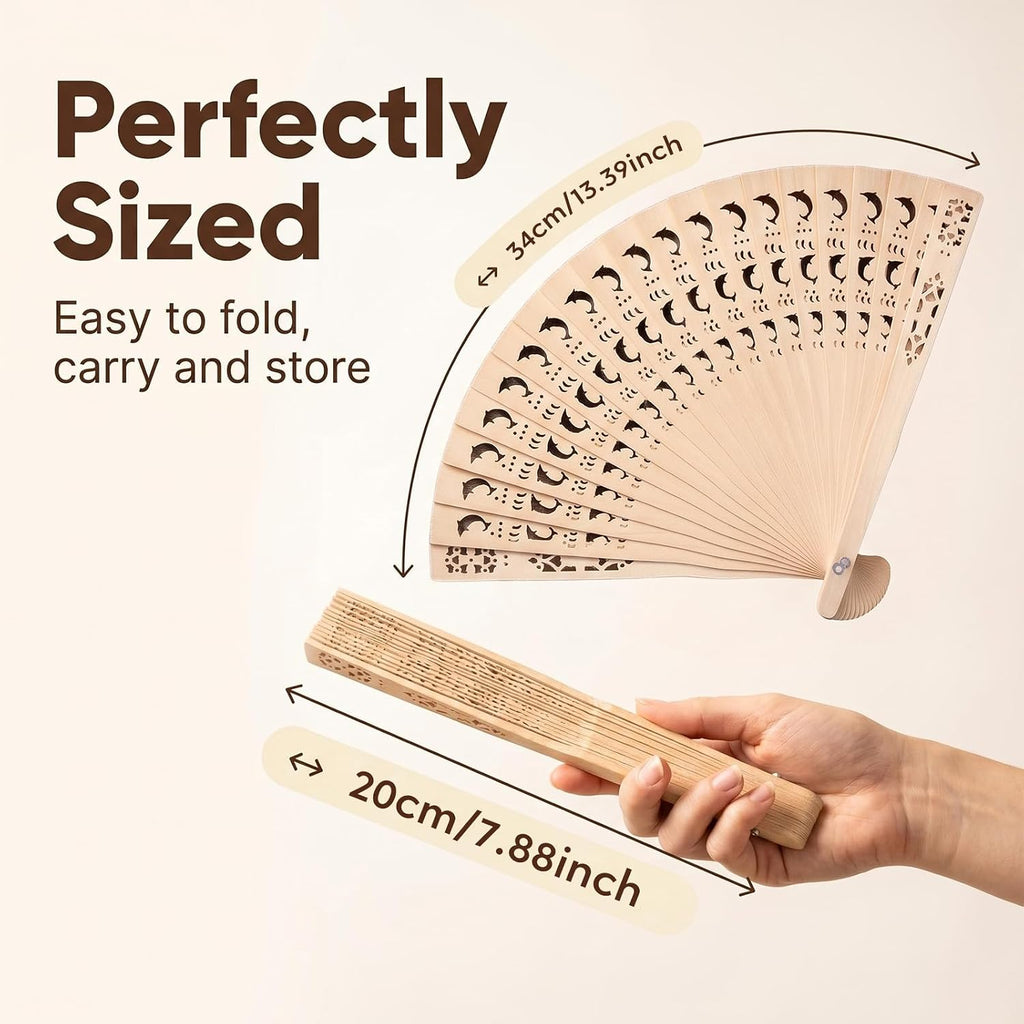 Personalized Handheld Fan Foldable Custom Fans for Wedding Guests Custom Wooden Fan Bulk with Engraved Text Tassel Yarn Bag Personalized Beach Wedding Fans Favors Gifts for Guests Friends (30)