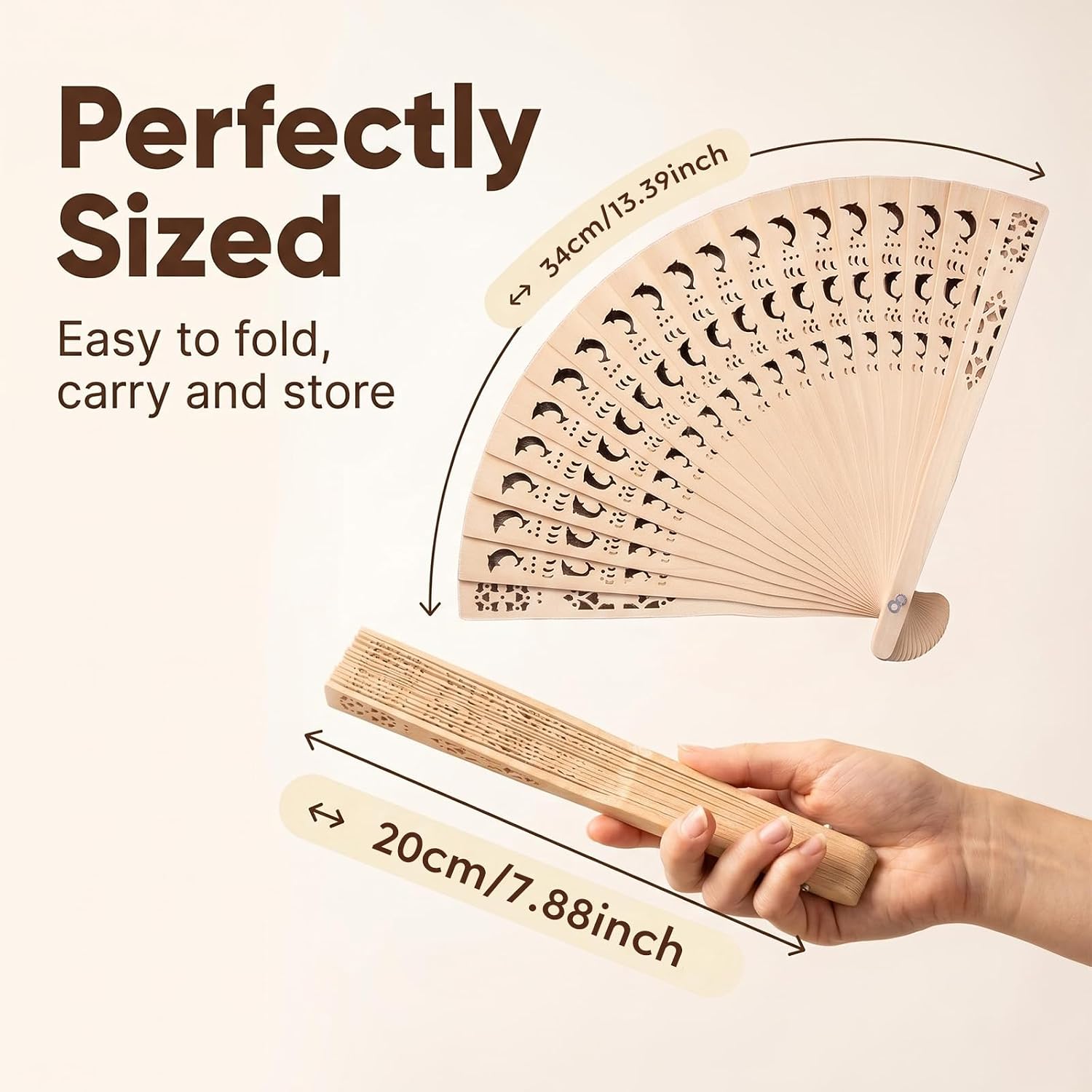 Personalized Handheld Fan Foldable Custom Fans for Wedding Guests Custom Wooden Fan Bulk with Engraved Text Tassel Yarn Bag Personalized Beach Wedding Fans Favors Gifts for Guests Friends (30)
