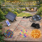 CHICIRIS Solar Battery Box for LED String Lights, Outdoor Lights Control Panel with DC Charging 8 Remote Modes Pack Powered Lithium Lamp with Remote (Output Boost 24V)