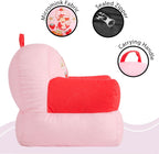 Strawberry Shortcake Kids Sofa Bean Bag Armchair, Soft Plush Lounge Chair for Bedroom or Playroom