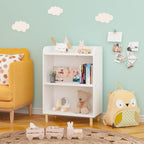 3 Tier Bookcase, Book Display, Bookshelf Toy Storage Cabinet Organizer for Room, Playroom, Nursery
