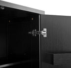 Christopher Knight Home Chenny 70''H Wooden Kitchen Pantry Cabinet, Storage Cabinet with Adjustable Shelves, 6 Door Internal Storage Compartments & 3 Drawers, Freestanding Cupboard Cabinet, Black