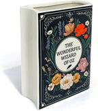 LIFFY Book Vase for Flower Decorative Ceramic Vases Cute Home Decor for Bookshelf Dining Table Desk Office Home Decor Unique Vase for Book Lovers (6.5")