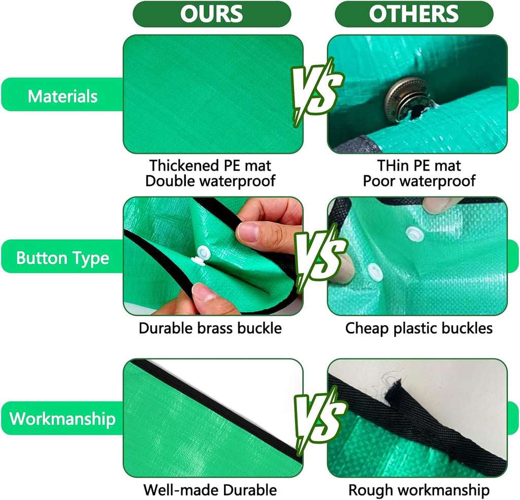 Repotting Mat for Indoor Plant Transplanting and Mess Control, Thickened Waterproof Potting Tray Foldable Succulent Potting Mat Portable Gardening Mat Garden Gifts for Women & Men, 27"x 27"