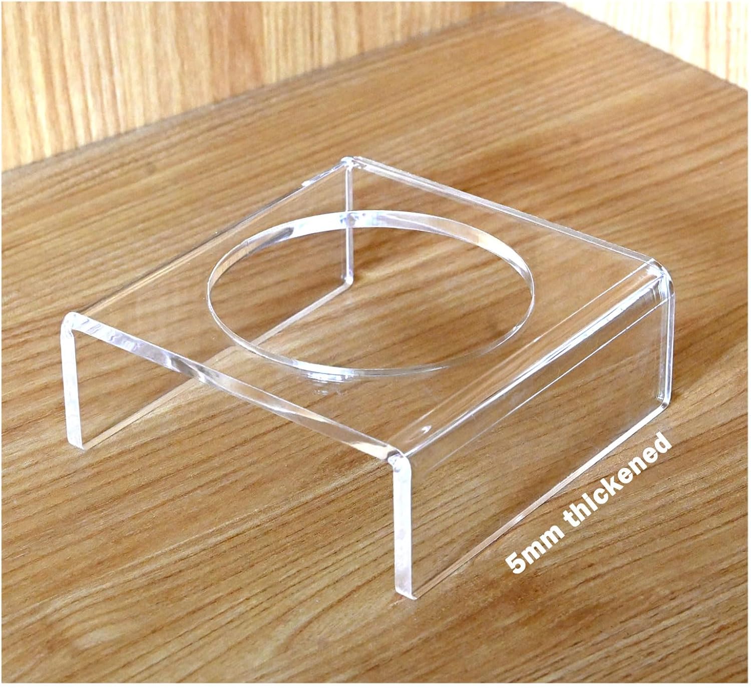 Clear Acrylic Football Stand, 5mm Thickened Display Holder for Basketball, Volleyball, Soccer Ball and Other Sports Memorabilia Home Decoration