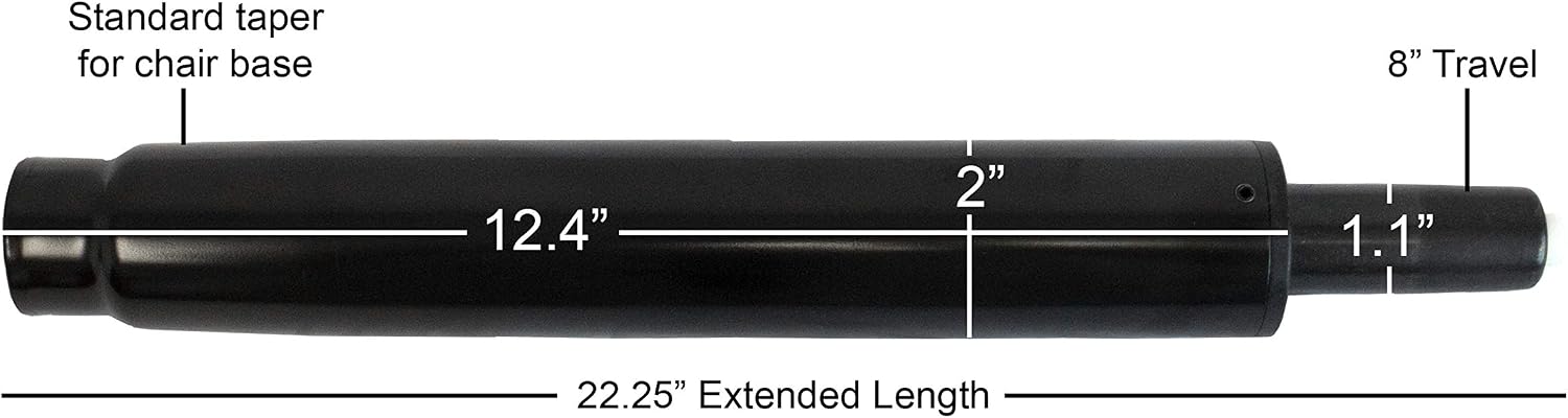 chairpartsonline Replacement Drafting Stool Gas Lift Cylinder Pneumatic Shock - Medium Stool Height - S6115