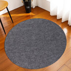 Waterproof Rug Pad Round 1/4 Thick Waterproof Non-Slip Rug Pad， Pad for Hardwood Floors， Rug Pads for All Floors and Finishes, Keeps Carpets in Place Soft and Safe（6TF）