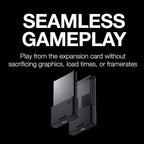 Seagate Storage Expansion Card 2TB Solid State Drive - NVMe SSD for Xbox Series X|S, Quick Resume, Plug & Play, Licensed (STJR2000400) Black