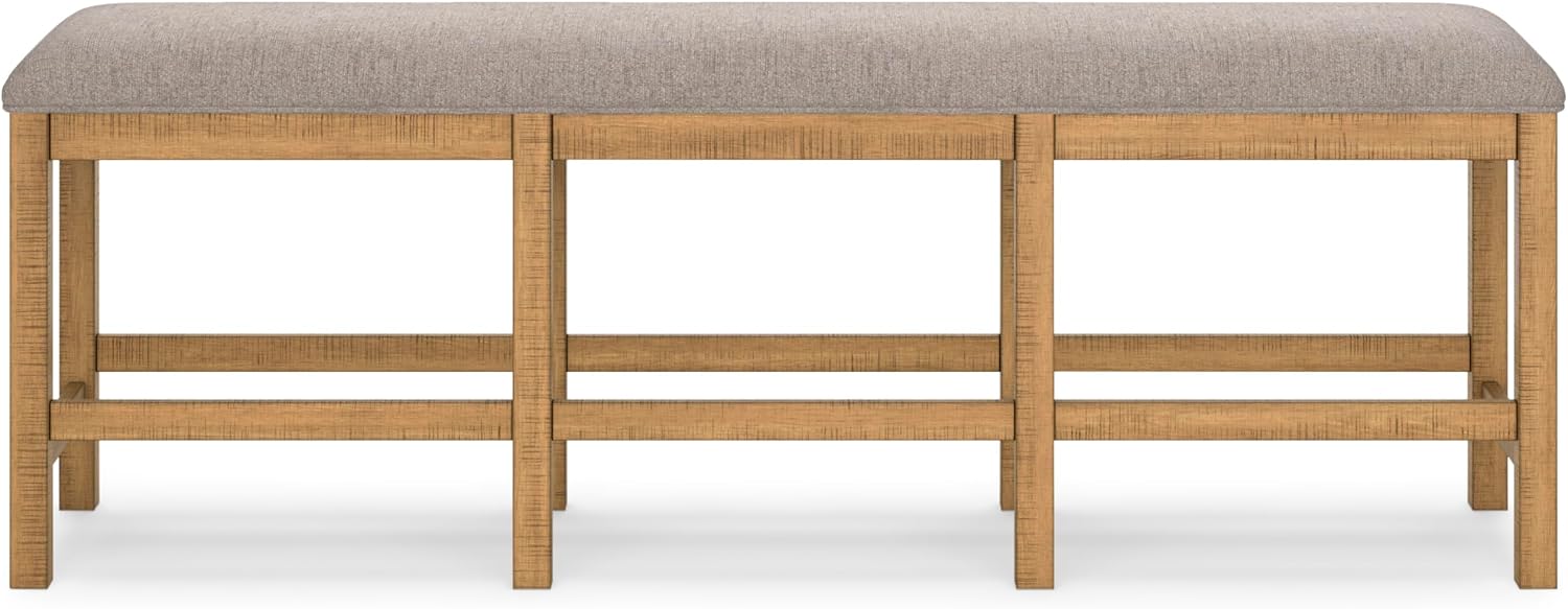 Signature Design by Ashley Havonplane 72" Counter Height Dining Bench, Brown