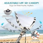 Tanning Chair with Face Hole for Adults, Outdoor Folding Lounge Chair with Canopy and Side Table for Phone Drink Tablet, 4 Position Adjustable Backrest, Lay Flat Chaise Lounger for Beach Patio Pool
