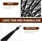 Sewroro Black Lace Folding Fan, Spanish Victorian Hand Fan, Bamboo Lace Foldable for Summer Wedding Party Favor And Fancy Dress