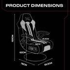 Torque 2.1 Audio Console Gaming Chair - Black / Red
