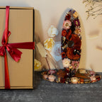 Floral New Home Gift for Wine Lover, Unique Housewarming Gift Wine Holder, Personalized Wedding Gifts Ideas