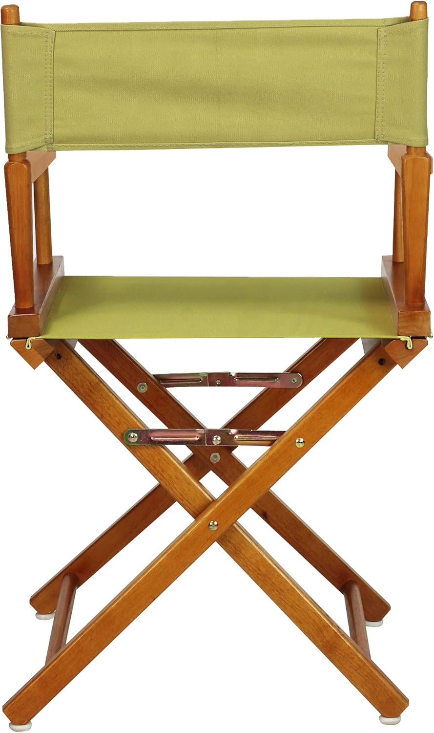Casual Home 18" Director's Chair Honey Oak Frame with Olive Canvas