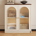 Farmhouse Pantry Cabinet, Modern Hutch with Storage Drawers, Kitchen Pantry Cabinet with Microwave Stand, for Dining Room, Living Room(80cm/31.4in)