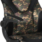 Flash Furniture X10 Gaming Chair Racing Office Ergonomic Computer PC Adjustable Swivel Chair with Flip-up Arms, Camouflage/Black LeatherSoft