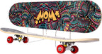 Wall-Mounted Skateboard Mount - Space-Saving Horizontal Display Rack for Secure Skateboard Storage & Decoration