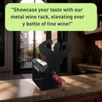 Creative Wine Holder – Funny Table Centerpiece for Kitchen, Bar, and Parties – Freestanding Wine Storage Rack – Unique Gift Idea for Wine Enthusiasts