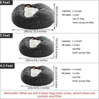 Round Giant Bean Bag Chair’s Inner Liner for Adults Kids (Without Bean Bag Cover and Filling), Inner Liner Only (5FT)