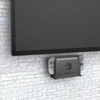 Monzlteck Wall Mount for Switch1/OLED, Near Or Behind TV,Save Space，Quick Heat Dissipation, Easy to Install,Not Fit for Switch2