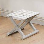 Foldable Seat Portable Folding Stool Chair Travel Stool Folding Structure Sturdy PP Support Easy Suitable for Camping Hiking Fishing Dorm Room Garden, Yellow