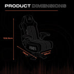 X ROCKER Playstation Legend 2.1 Gaming Chair with Speaker, Wireless Bluetooth Audio Console Gaming Chair, Voice Activated Vibration, Official Playstation for PS5 PS4 PC Mobile - WHITE BLUE BLACK