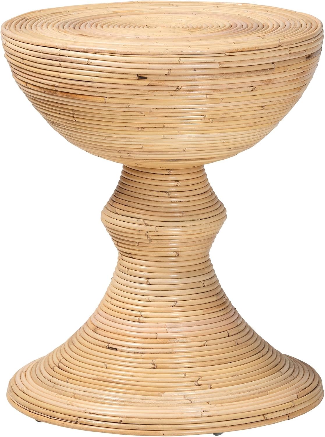 Bali & pari Brookwood Natural Rattan End Table