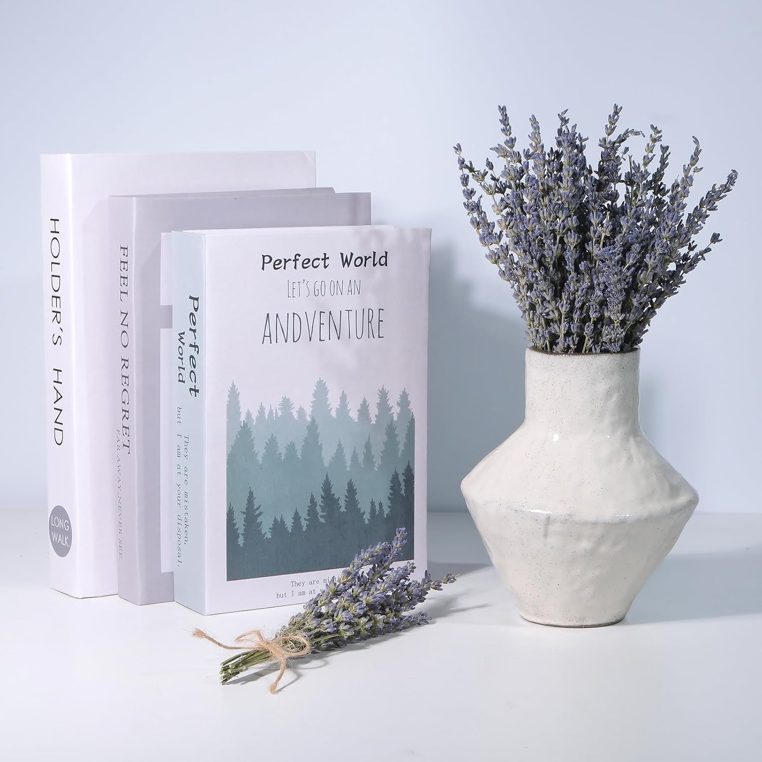 Dried Lavender 150+ Stems - Natural Purple Flowers Compact Short Stem Lavender 7.2-8.2 Inch for Home Decor, Wedding DIY Crafts, Small Vase Arrangements & Aromatherapy, Fresh Fragrance (150, 7.2"-8.2")