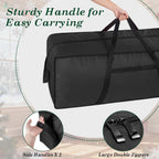 3FT/4FT/4.5 FT Christmas Tree Storage Bag, Heavy Duty Christmas Tree Bag with Reinforced Handles and Dual Zippers Wide Opening, Large Capacity fits for Artificial Christmas Tree, Black