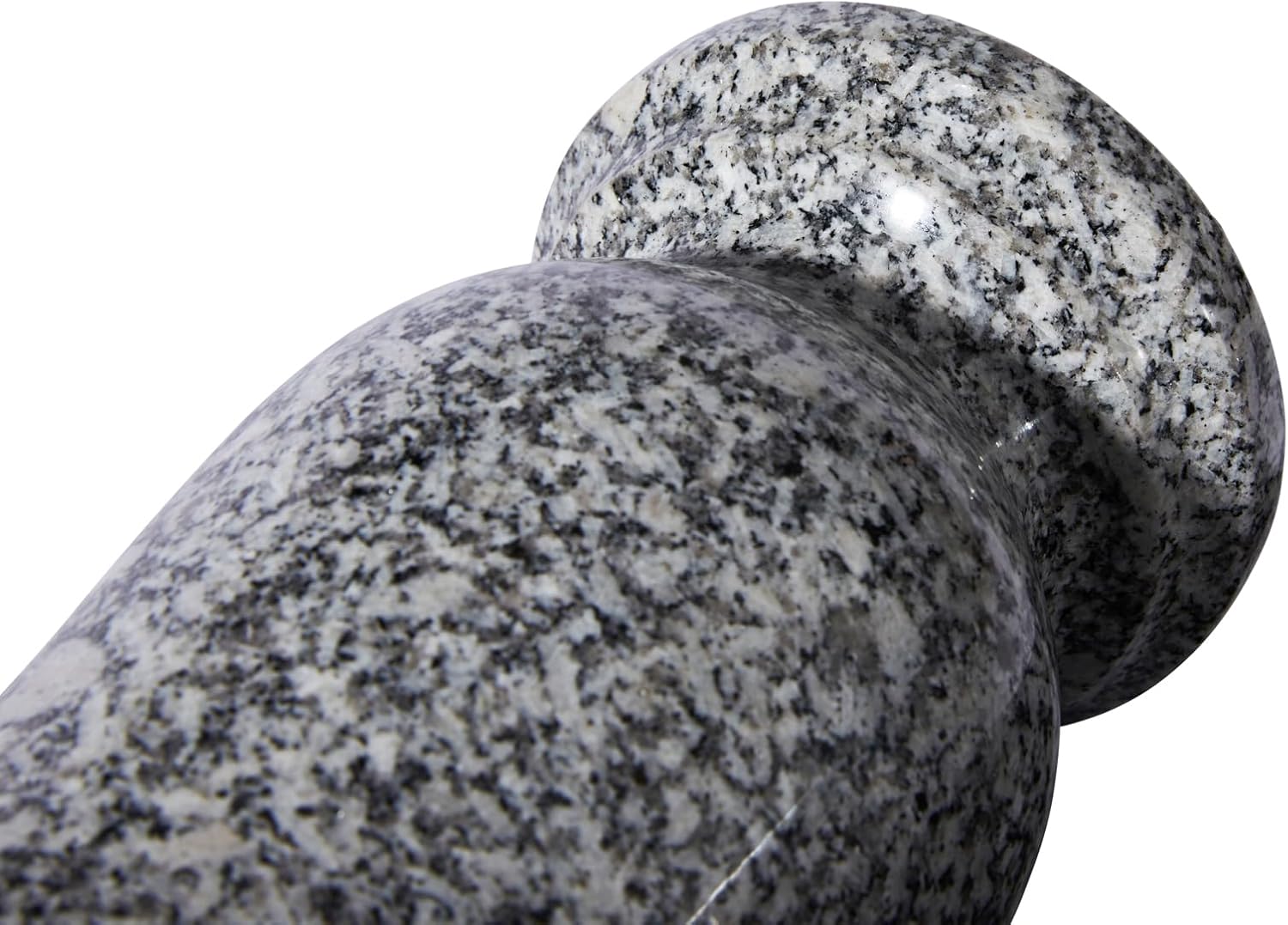Granite Cemetery Vase for Grave Heavy 9.2 Lbs Windproof 3 Inch Opening | Natural Stone for cemetery and memorial gardens. Wide 4.7 inch and 10 inch tall. Side drainage hole prevents freeze cracking.