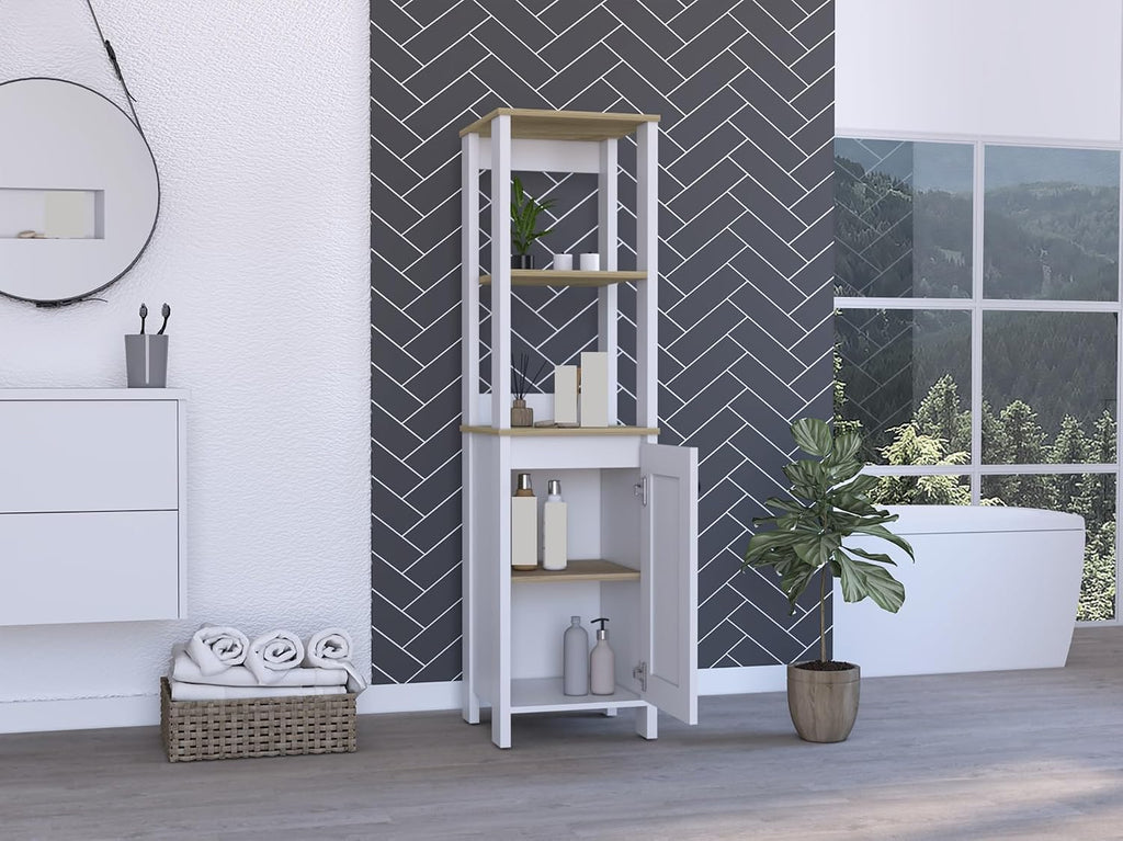 Corner Storage Cabinet with 4-Shelf, Wine Sideboard Pantry Cabinet for Living Room,for Kitchen Home
