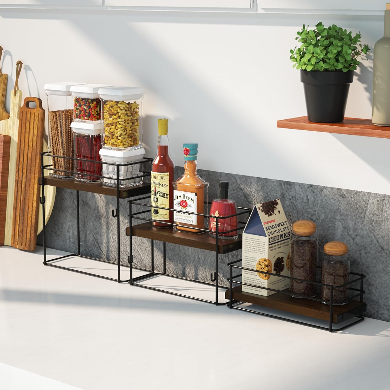 9 Bottle Coffee Syrup Rack Organizer 3 Tier Syrup Holder Stand for Coffee Bar Syrup Storage Shelves for Bar Family Storage Small Wine Rack for Syrup Wine Dressing