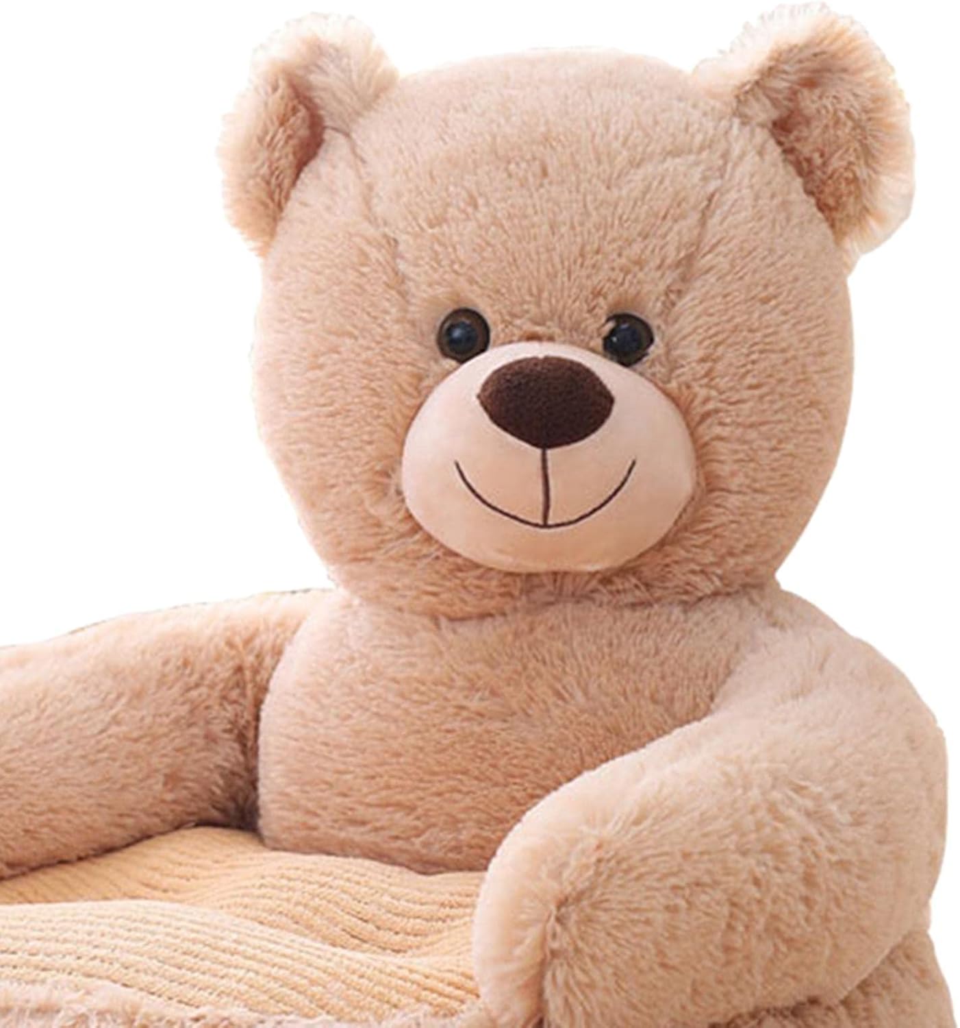 Kids Cartoons Animal Sofa Armrest Chair Premium Materials Birthday Gift Support Seat Soft Cushion Learning Sitting Nurseries Decoration, Bear