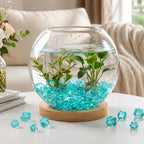 700 Pcs Black Fake Crushed Ice Rocks 5 Sizes Acrylic Diamonds Crystals Gems Vase Fillers for DIY Craft Photography Props Aquarium Tank Table Scatter Home Decoration