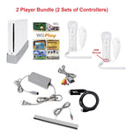 Wii Console Bundle with Wii Play Game (1 Player) -Smart TV Ready (Renewed)