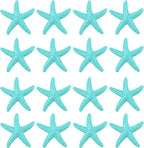 Framendino, 30 Pack Cute Seashells Starfish Decor Small Finger Resin Ornaments for Wedding Beach Theme Party DIY Crafts Home Fish Tank Decoration