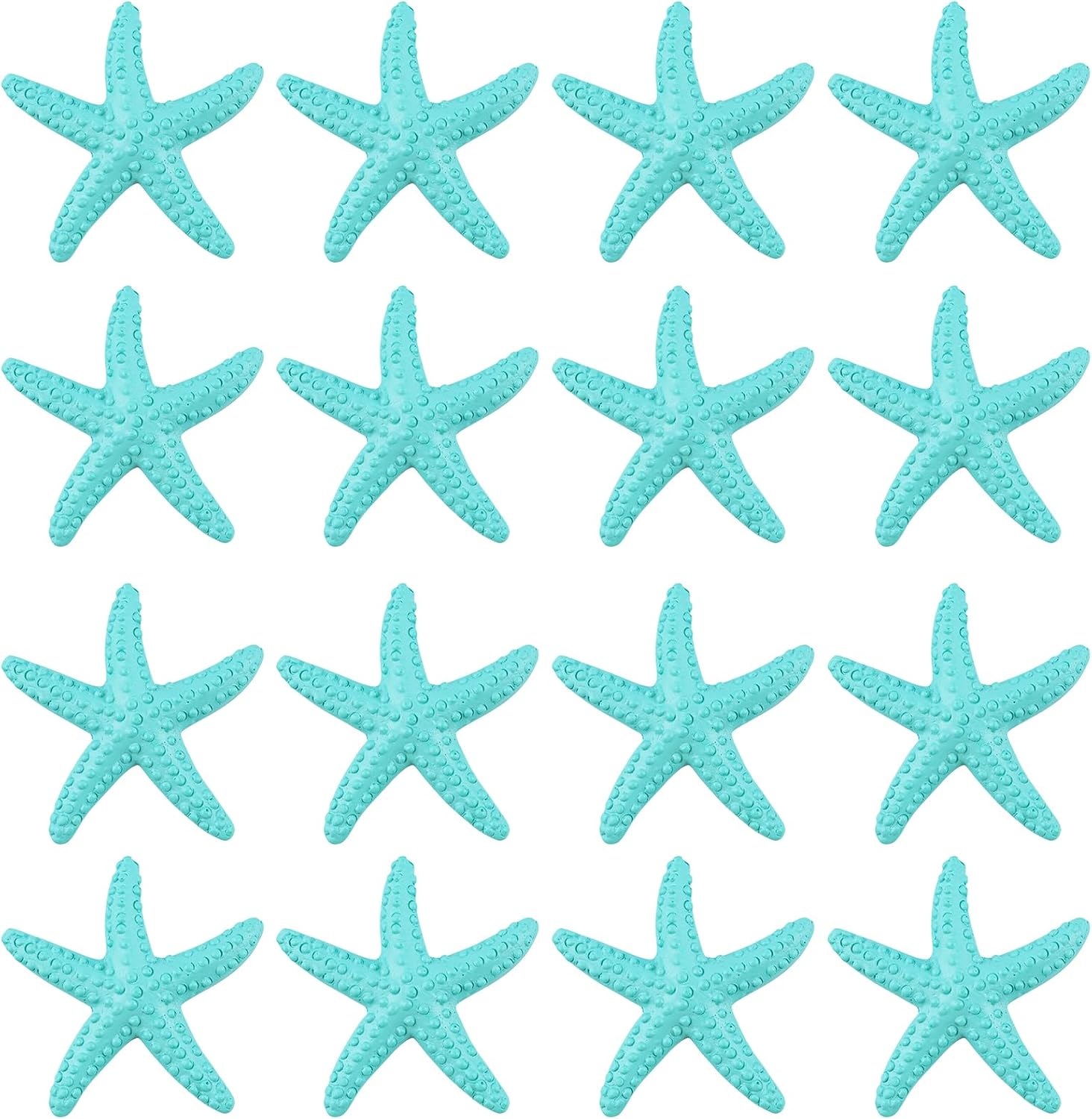 Framendino, 30 Pack Cute Seashells Starfish Decor Small Finger Resin Ornaments for Wedding Beach Theme Party DIY Crafts Home Fish Tank Decoration