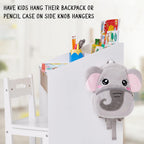 Lil' Jumbl Toddler Wooden Study Desk and Chair Set, Home School Learning Workstation with Writing Table, Storage Drawer, Tabletop Organizer & Hanging Hooks for Children Studying, Reading & Drawing