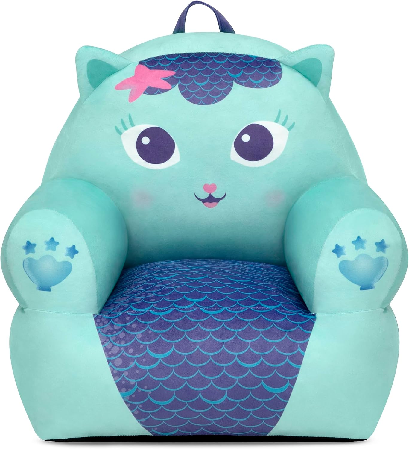 Delta Children - Gabby's Dollhouse Cozee Buddy Kids Chair, Blue