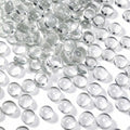 DomeStar 5Lb Flat Glass Marbles, Vase Filler, Glass Pebbles Marbles Bulk for Aquarium Table Scatters Decor