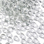 DomeStar 5Lb Flat Glass Marbles, Vase Filler, Glass Pebbles Marbles Bulk for Aquarium Table Scatters Decor