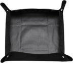 HARFINGTON Repotting Mat 19.7" x 19.7" Oxford Cloth Waterproof Plant Repotting Mat Foldable Portable Gardening Potting Tray with Plastic Buckle for Indoor Plant Change Soil, Black