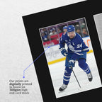 HWC Trading Auston Matthews Toronto Maple Leafs Gifts Printed Signed Autograph Picture for Ice Hockey Fans - US Letter (ID-007389)