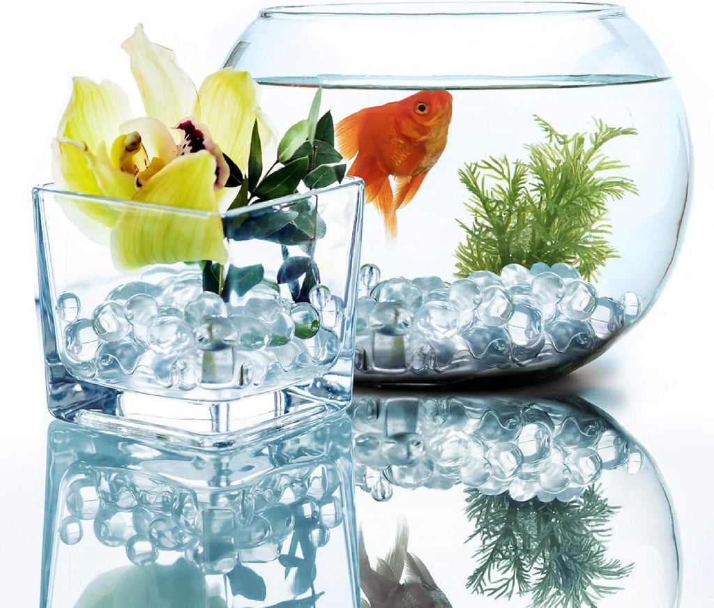 Clear Glass Marbles for Vases Bulk Round 500 Pieces
