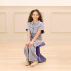 Back2School Express Wobble Sensory Stool, 15in Seat Height, Flexible Seating, Eggplant